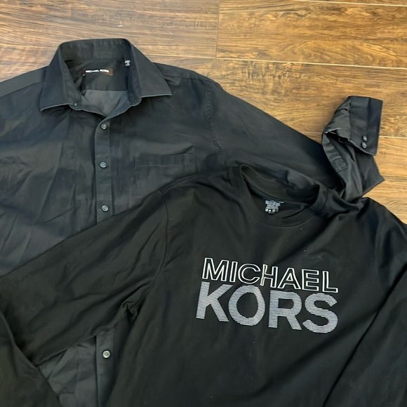 Bundle of Two Michael Kors Shirts, Sz (16; 34/35) & Large. - Picture 2 of 12